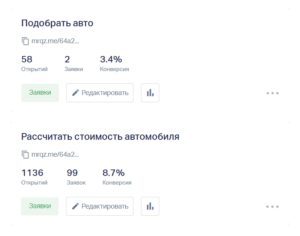 Генерируем заявки при помощи Квиза 17 result